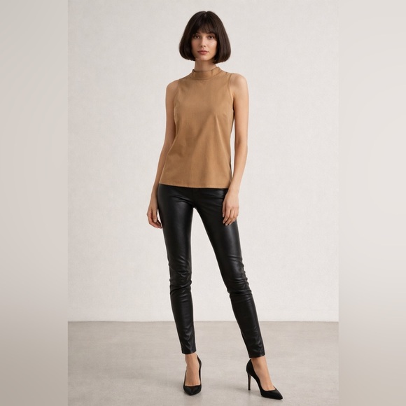 BCBGeneration Tan Sleeveless Top - Picture 2 of 4